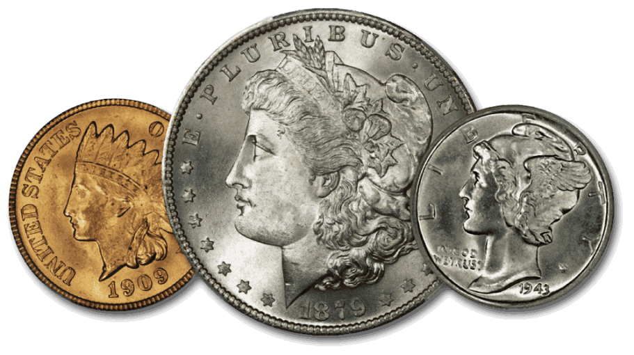 We buy US, World and Ancient coins